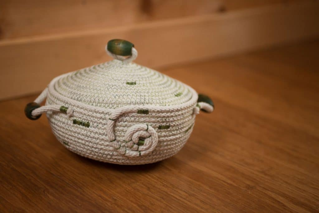 Adorable Rope Bowl with Lid Crafty Jak's